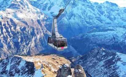 A picturesque view of the iconic Matterhorn mountain in Zermatt, Switzerland, against a clear blue sky.